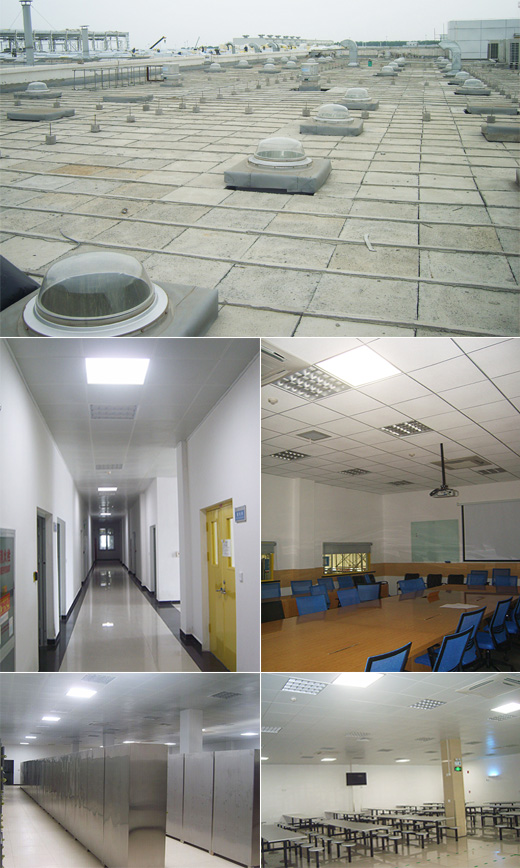 陽光照明走廊通道、會(huì)議室、儲(chǔ)存室、食堂應(yīng)用