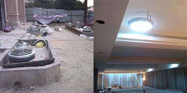 光導照明應用于別墅地下空間